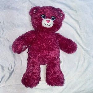 BUILD-A-BEAR BABW Pink Barbie Plush Sparkle Stuffed Animal Toy 16" Retired